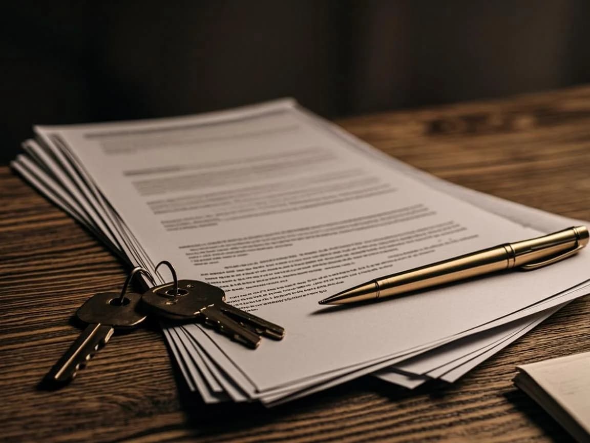 Property documents and keys under review during Altiora's due diligence process